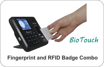 Acroprint BioTouch Time Clock Fingerprint and RFID Time Clock combo