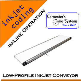 Low-Profile InkJet Coding Conveyor