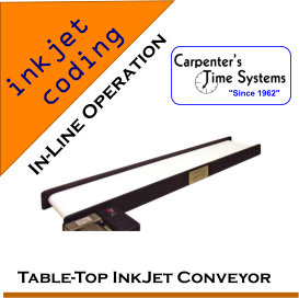 Table-Top InkJet Coding Conveyor