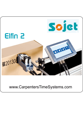 InkJet Marking with a SoJet Elfin 2 inline inkjet printer system