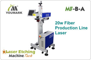 Production Line Fiber Laser for Manufacturing known as Fly Laser Marking and Coding