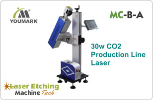 Fly CO2 Laser Marking and Coding Production Line Laser for Manufacturing