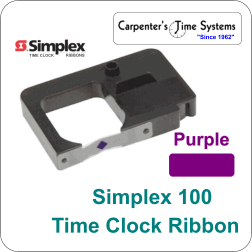 Simplex 100 Time Clock Ribbon
