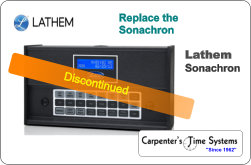 Lathem Sonachron Discontinued find alternatives for Replacement Lathem Sonachron Discontinued find alternatives for Replacement
