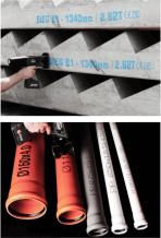 HandJet EBS260 InkJet Marking on Concrete Slab and Metal or PVC Pipe products. HandJet EBS260 InkJet Marking on Concrete Slab and Metal or PVC Pipe products.