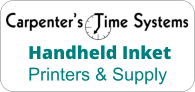 Carpenter's Time Systems Handheld Inkjet Printer Supply for Business