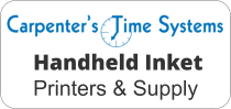 Handheld Inkjet Printer Supply at Carpenter's Time Systems Handheld Inkjet Printer Supply at Carpenter's Time Systems