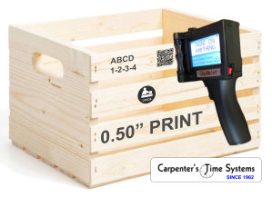 Wood Crate and Wooden Pallets Handheld Printer