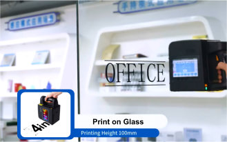 Print on Glass with Bentsai Handheld Inkjet Printer