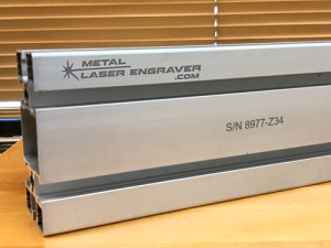 Laser Engraving Bare Aluminum Extrusion and Material Laser Engraving Bare Aluminum Extrusion and Material