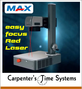 Easy Focus Red Beam  for Laser Etching