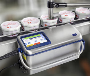 Date Coding Glossy Food Packaging with Linx 10 Printer in Down-Printing Mode Date Coding Glossy Food Packaging with Linx 10 Printer in Down-Printing Mode
