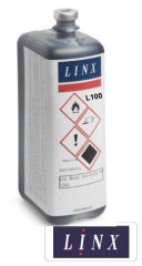 Linx 10 CIJ Printer Ink L100 Black - Part Number 404-FACL100/1L