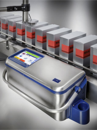 Linx Inkjet Coder for Food Containers and Boxes - Top Down Inkjet Coding