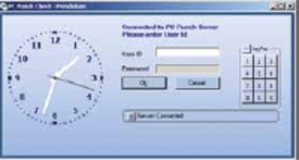 Pendulum PCPunch Time and Attendance Screen Pendulum PCPunch Time and Attendance Screen