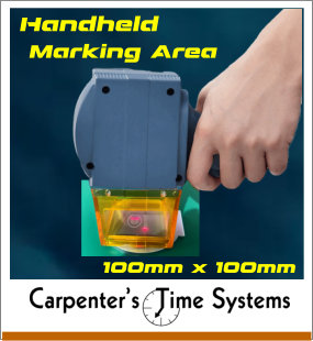 Easy Focus Red Beam for Handheld Laser Enraver Marking Area