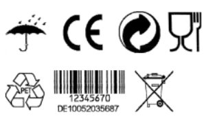 JetStamp 970 Sample Shipping and Transport Imprints