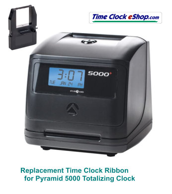 Replacement Pyramid 5000R Time Clock Ribbon 