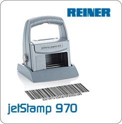 Reiner jetStamp 970 Mobile InkJet Barcode and Graphics Printer