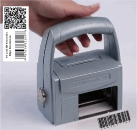 Reiner JetStamp 970 Printing High Resolution InkJet BarCode