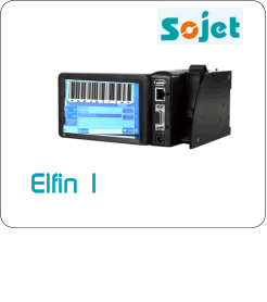 SoJet Elfin 1 Conveyor Mounted InkJet Barcode and Graphics Printer SoJet Elfin 1 Conveyor Mounted InkJet Barcode and Graphics Printer