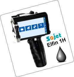 ELFIN 1H Handheld InkJet Marking Coder Printer by SoJet