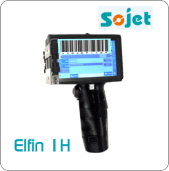 SoJet Elfin 1H Mobile InkJet Barcode and Graphics Printer