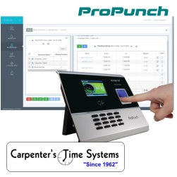 Fingerprint Time Clocks that Calculate Hours - Acroprint ProPunch