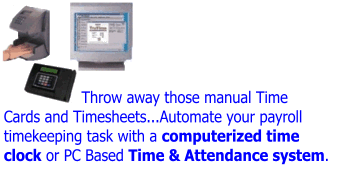 PC Based Time & Attendance badge swipe system.
