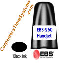 Replacement Quick-Dry Black Acetone InkJet Cartridge for HandJet EBS260 Printer Replacement Quick-Dry Black Acetone InkJet Cartridge for HandJet EBS260 Printer