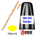 Replacement Yellow Acetone InkJet Cartridge for HandJet EBS260 Printer