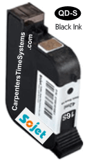 Replacement Solvent Black 16S InkJet Cartridge for SoJet Elfin 1 Printer - Performs on Non-Porous Substrates Replacement Solvent Black 16S InkJet Cartridge for SoJet Elfin 1 Printer - Performs on Non-Porous Substrates