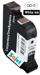 Replacement Solvent White 20S InkJet Cartridge for SoJet Elfin 1 Inline Printer - Performs on Non-Porous Substrates Replacement Solvent White 20S InkJet Cartridge for SoJet Elfin 1 Inline Printer - Performs on Non-Porous Substrates