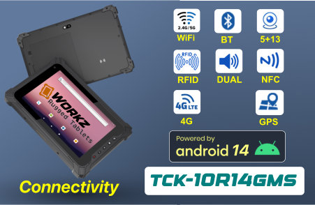 Tablet with RFID Reader and NFC Feature Tablet with RFID Reader and NFC Feature